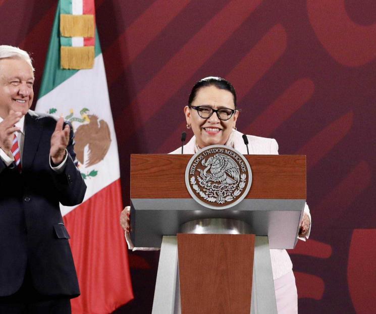 Me quedo en el cargo, afirma Rosa Icela Rodríguez Me quedo en el cargo, afirma Rosa Icela Rodríguez