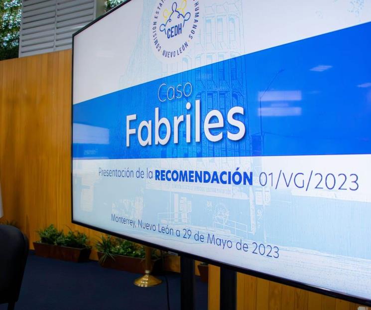 Lamenta CEDH que DIF rechace recomendación por caso Fabriles