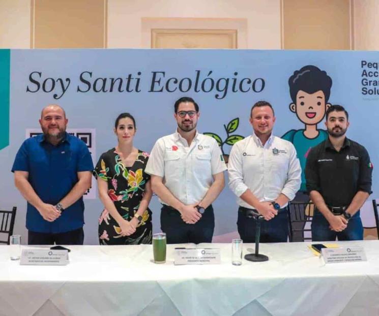 Arranca David de la Peña operación ‘Santi Ecológico’