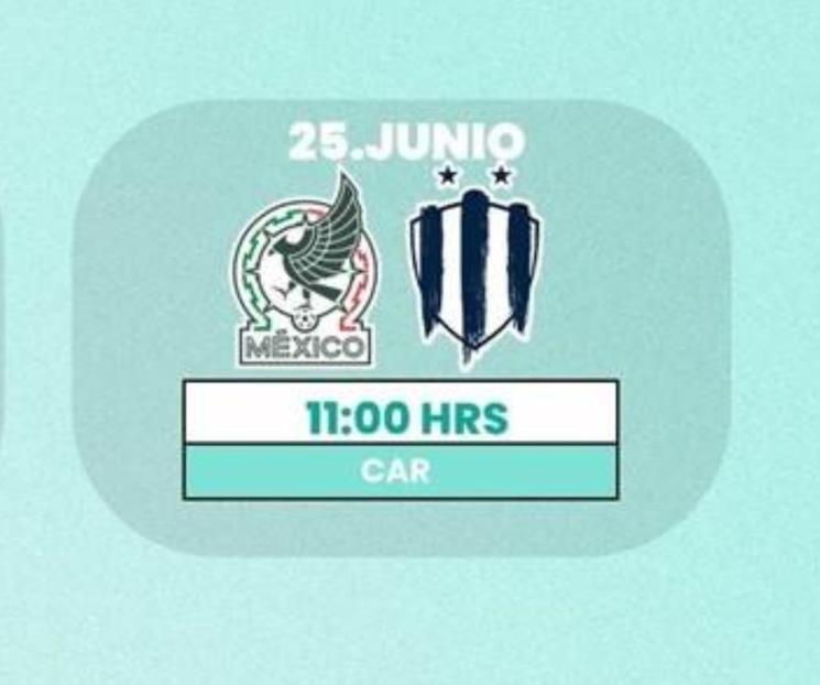Rayadas tendrán amistoso frente al Tri Femenil