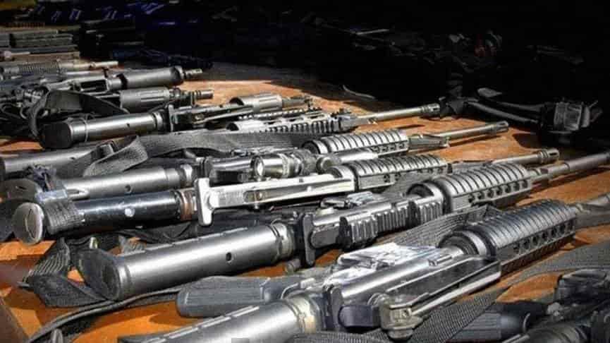 EU decomisa 2 mil armas destinadas a México EU decomisa 2 mil armas destinadas a México