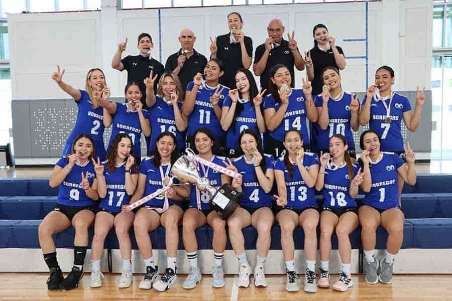 Gana oro Borregos MTY Femenil de voleibol