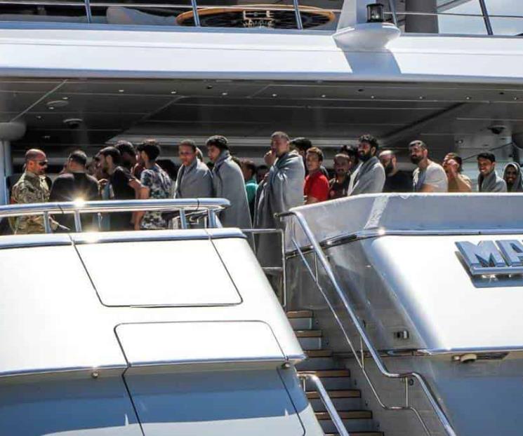 Yate de los Baillères participó en rescate de migrantes