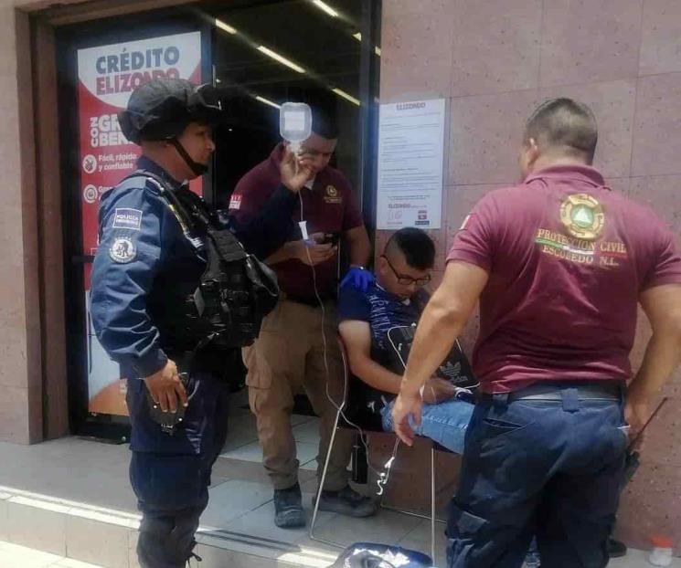 Se desmaya por golpe de calor