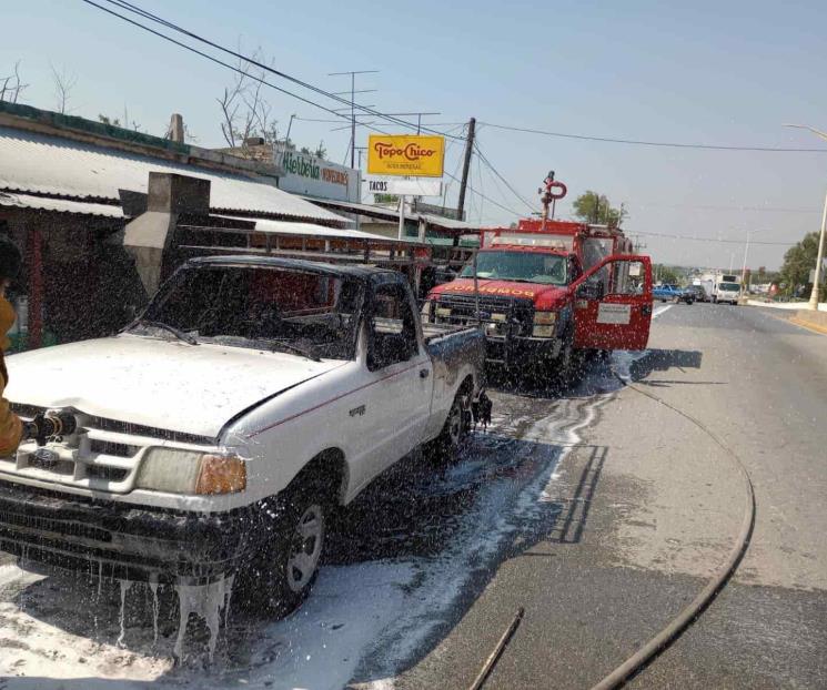 Alarma explosión de camioneta
