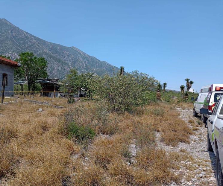 Hallan restos humanos calcinados en García
