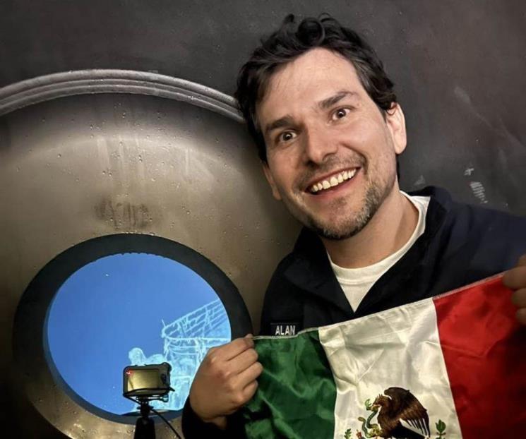 Alan Estrada, viajó en el submarino del Titanic
