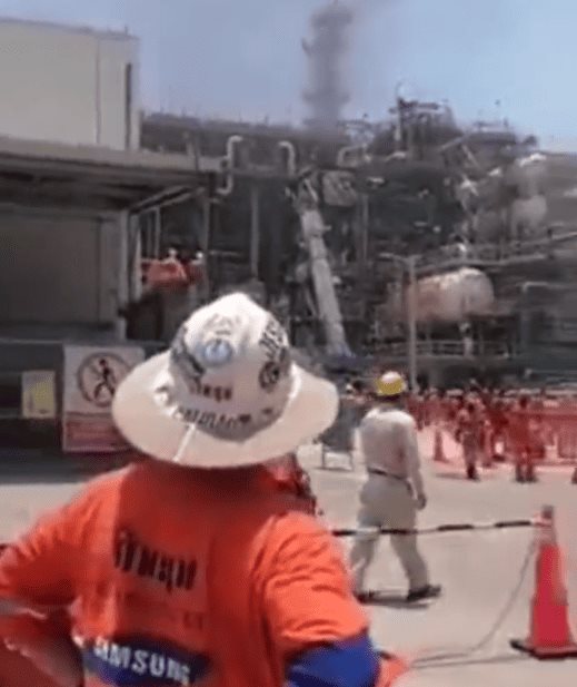 Reportan explosión en refinería Dos Bocas