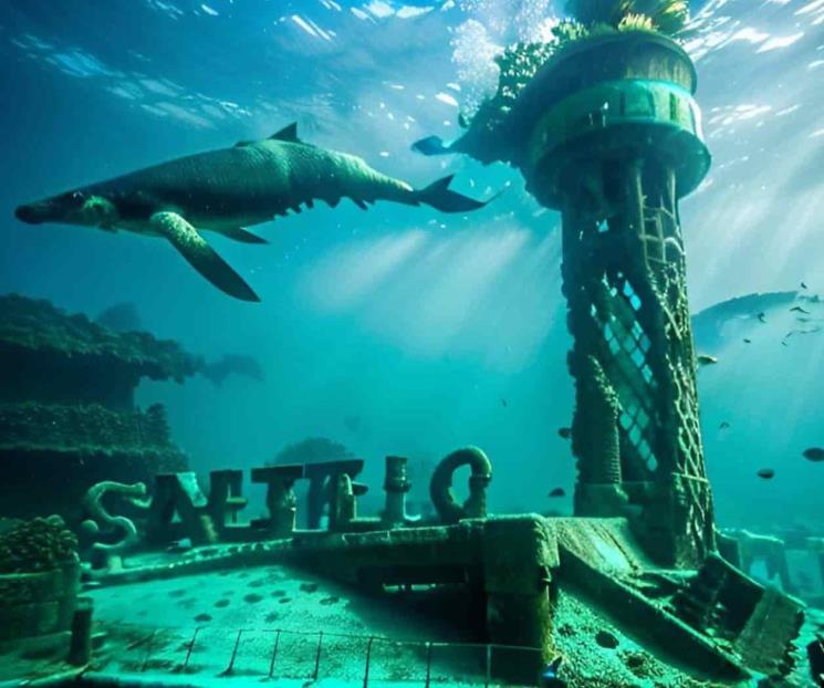 Joven recrea Saltillo bajo el mar y post apocalíptico con IA