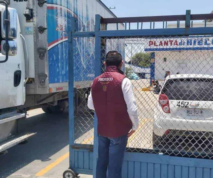 Profeco afirma que hay suficiente hielo y agua embotellada