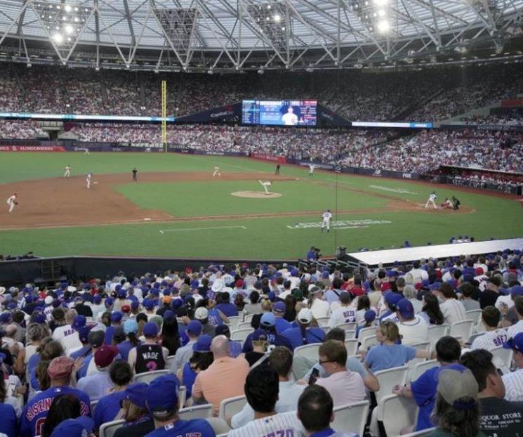 Entran 50 mil personas a juego de Grandes Ligas en Londres