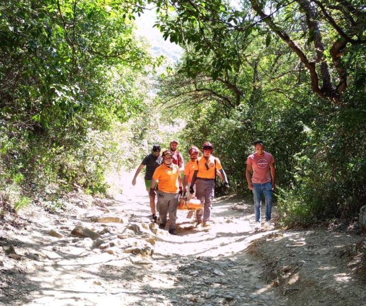 Rescatan a excursionista en el Cerro de la Silla
