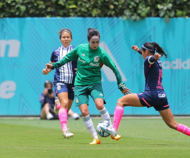 Pierden Rayadas en amistoso frente al Tri Femenil Pierden Rayadas en amistoso frente al Tri Femenil