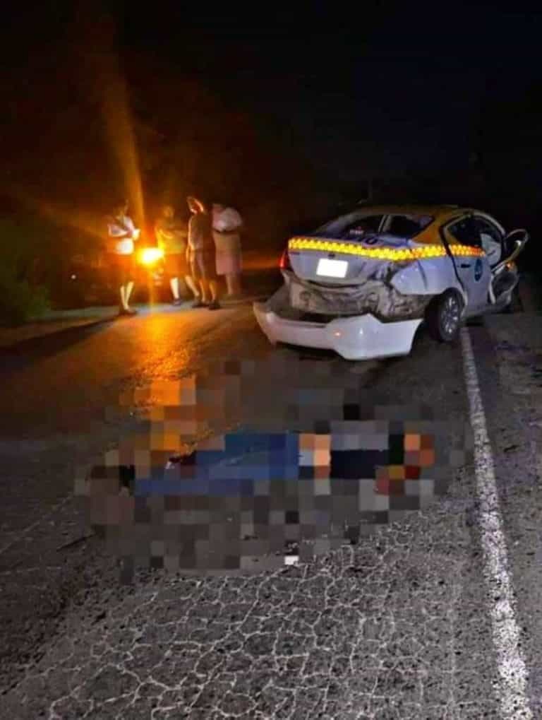 Tres personas lesionadas fue el saldo que dejó un choque frontal entre un automóvil de alquiler y una camioneta, en el municipio de Cadereyta.