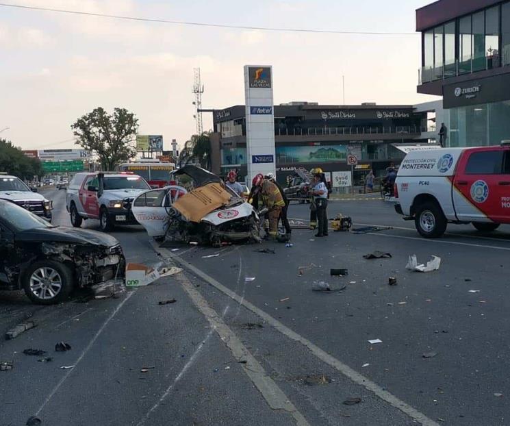 Aumenta a 4 el número de fallecidos en choque de Garza Sada
