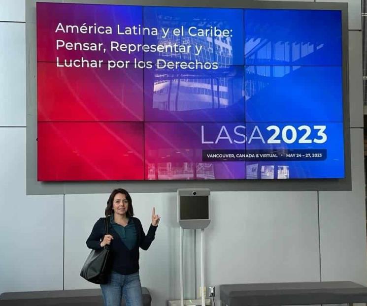 Profesora del Tec presenta ponencia en foro internacional