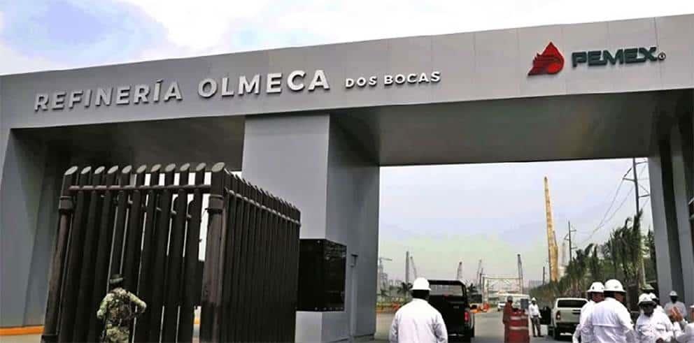 Recibe refinería Dos Bocas carga de crudo