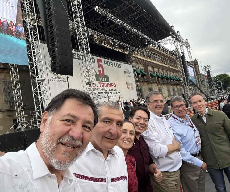Presidenciables presumen foto juntos