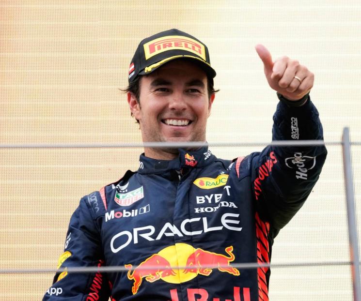 Vuelve Checo al podio y queda tercero en Austria Vuelve Checo al podio y queda tercero en Austria