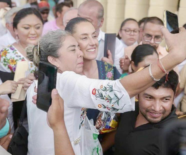 Se niega Claudia Sheinbaum a debatir con corcholatas