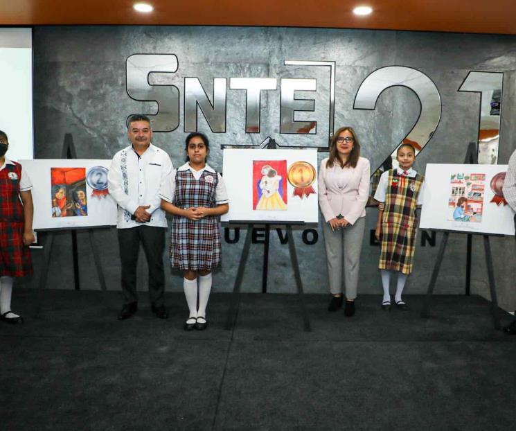 Concientiza SNTE con certamen de dibujo