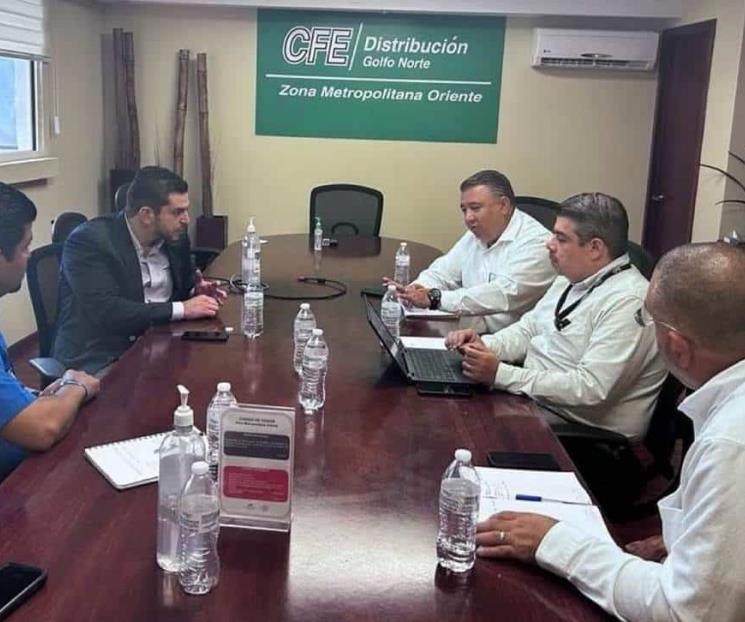 Dialoga “Pato”  Lozano con CFE sobre cortes de luz