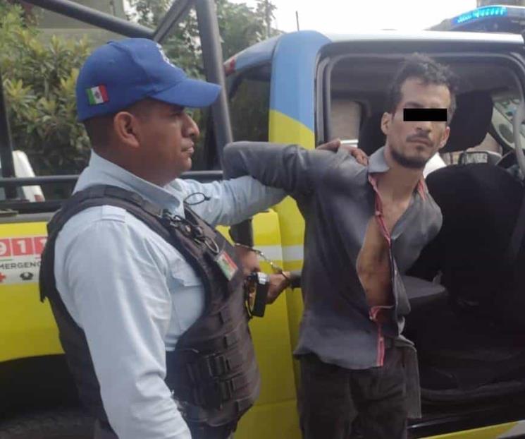 Agrede a su papá y lo detienen