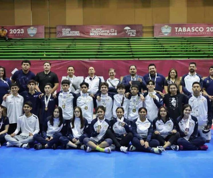 NL acaba siendo subcampeón en taekwondo de NC
