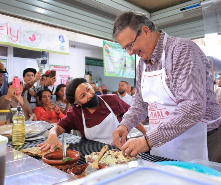 Yo soy la corcholata a vencer, dice Marcelo Ebrard