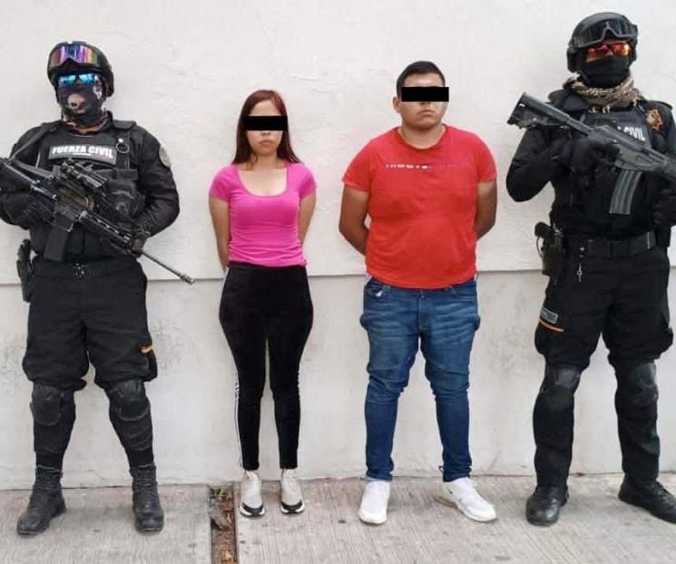 Capturan a pareja con droga
