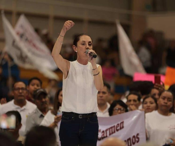 Sheinbaum acusa al Frente Amplio de garantizar el fraude Sheinbaum acusa al Frente Amplio de garantizar el fraude