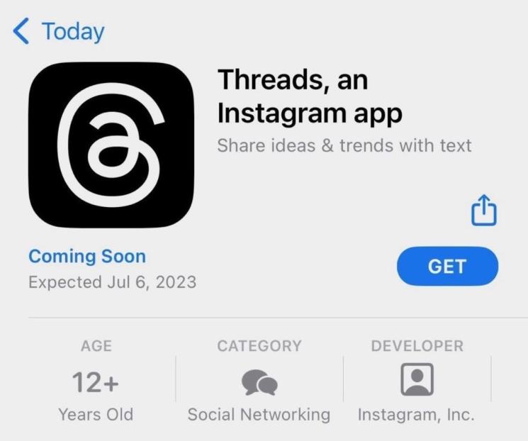 Threads llega a 30 millones de usuarios en menos de un día