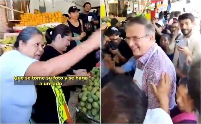 Corren a Marcelo Ebrard de mercado en Cuernavaca