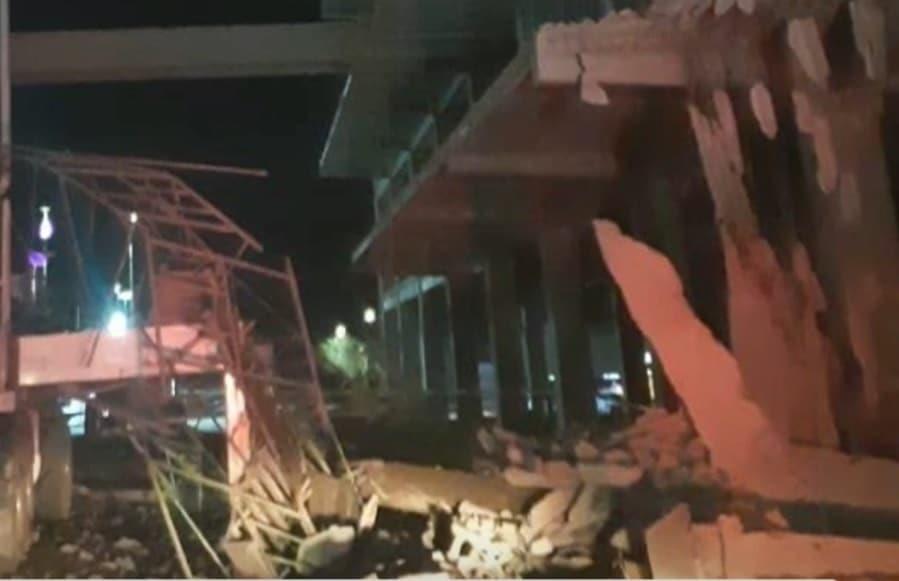 Colapso de construcción en hospital deja 3 heridos en Sonora