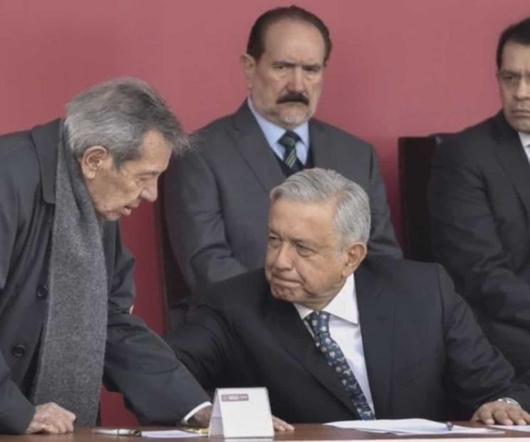 AMLO lamenta muerte de Muñoz Ledo