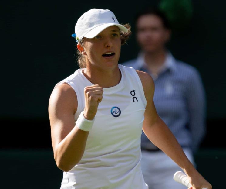 Iga ya está en cuartos de final de Wimbledon