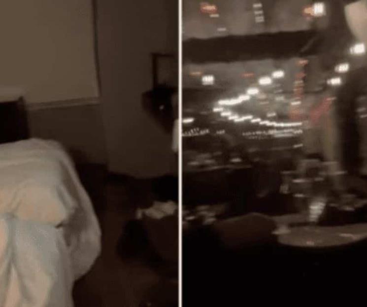 Turista se frustra al descubrir la vista desde su habitación