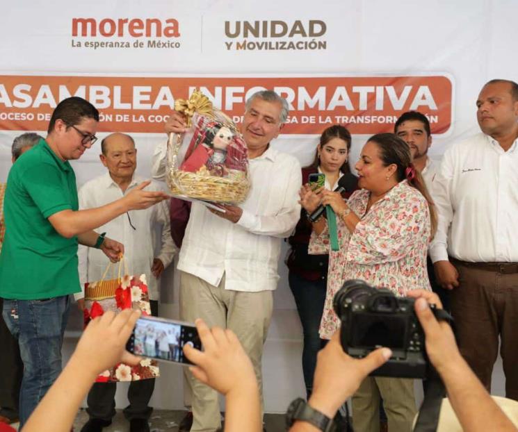 Nadie detendrá a la 4T, señala Adán Augusto López