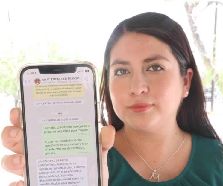 Da SC tranquilidad a mujeres con Chat, Mujer Segura