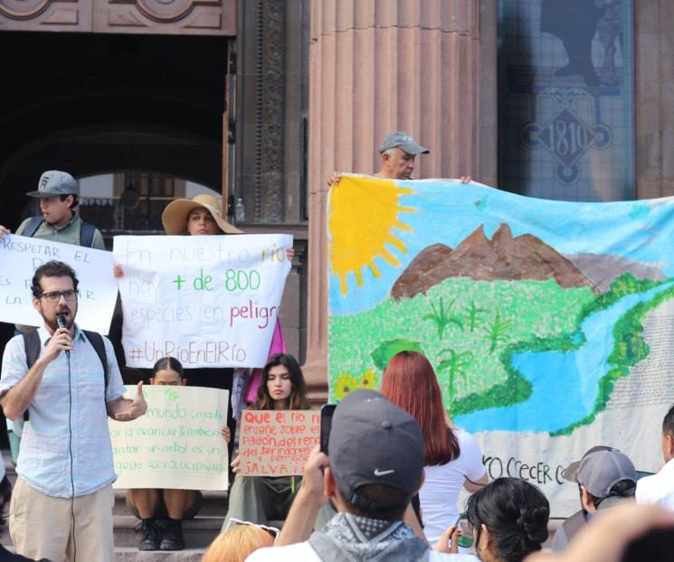 Exigen audiencia con Estado por tema Río Santa Catarina