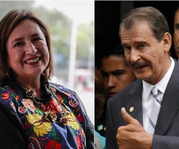 Critican a Fox por apoyar a Xóchitl Gálvez