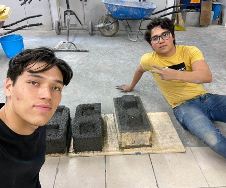 Impulsan vivienda con blocks a base de llantas