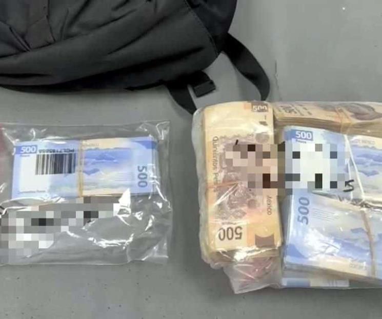Cae con 850 mil pesos en Galeana