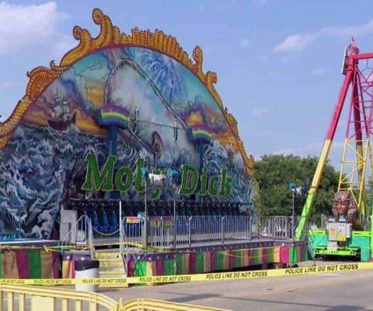 Niño sale volando de juego en Illinois