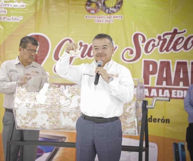 Realiza Sección 21 el ‘Segundo Gran Sorteo PAAE