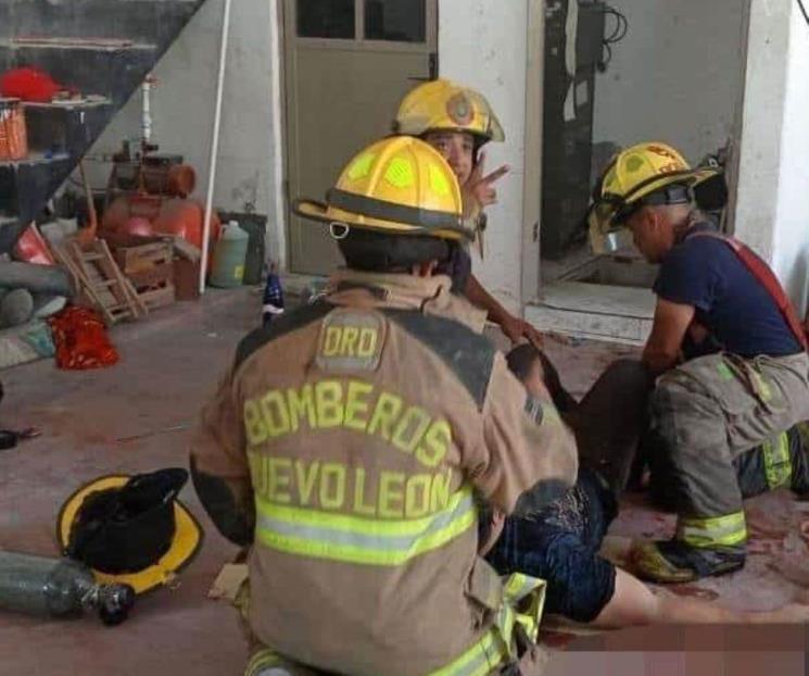 Se intoxican cuatro trabajadores en cisterna de Escobedo