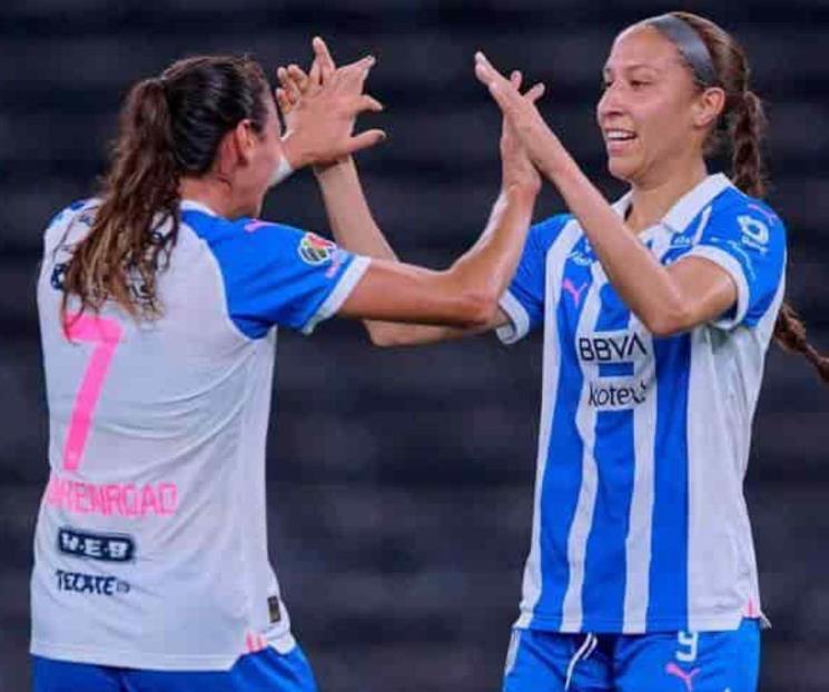 Golea Rayadas 7-0 a León con 4 goles de Burky