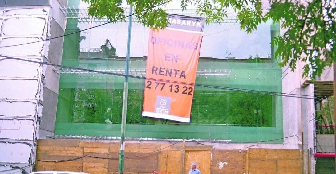 La renta de oficinas tuvo en junio 21.5% de disponibilidad