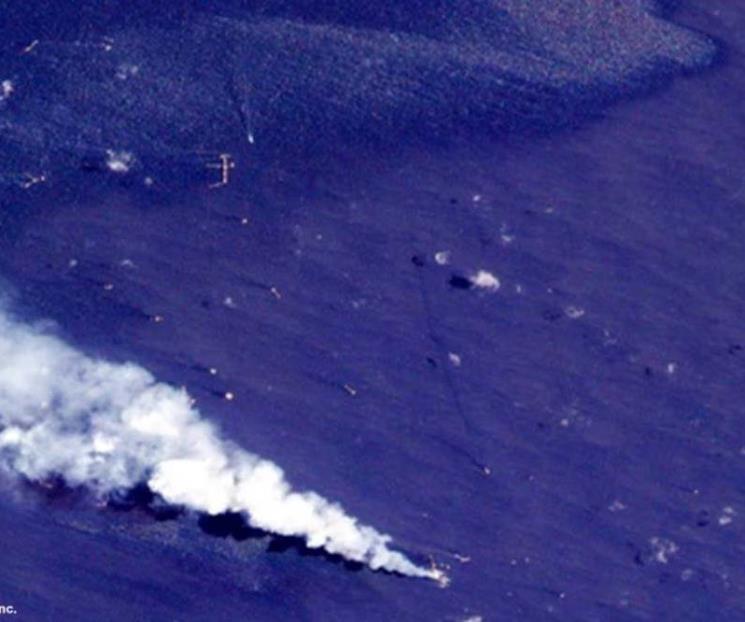 Calculan en 467 kilómetros derrame de petróleo