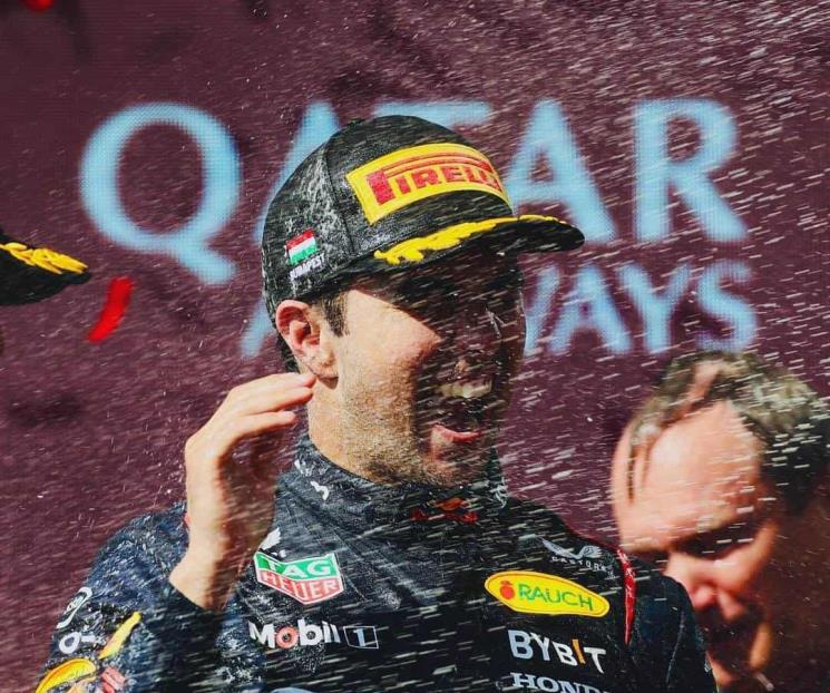 Feliz Checo Pérez por volver al podio en la Fórmula 1